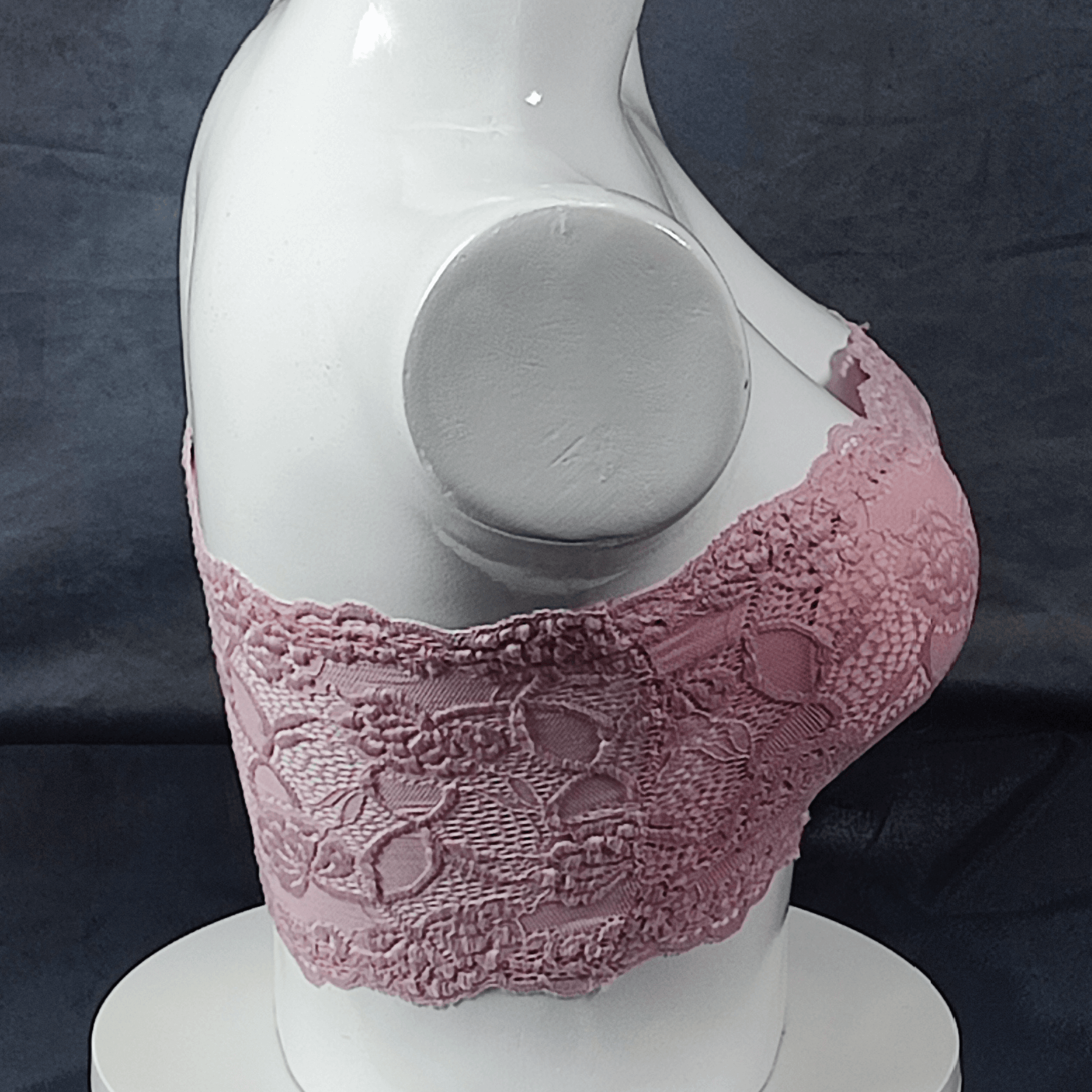 Ethereal Bloom Strapless Bra | Color: Black | Size: S/M | Bra style: Strapless