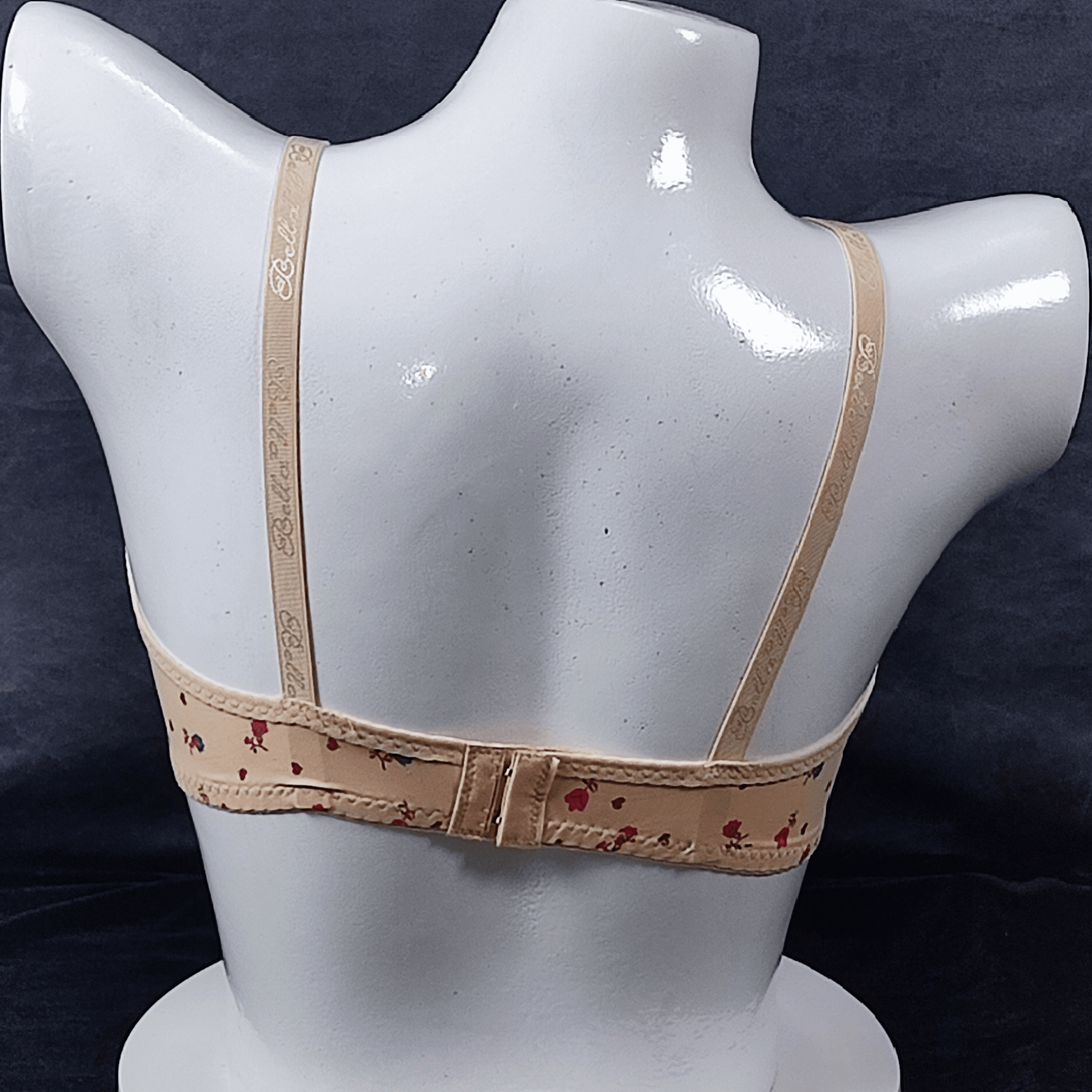 Floral Charm Comfort Bra | Color: Nude Beige | Size: 32 | Fabric: Malaai