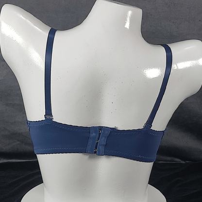 Floral Elegance Padded Bra | Color: White | Size: 36 | Bra style: Push-up