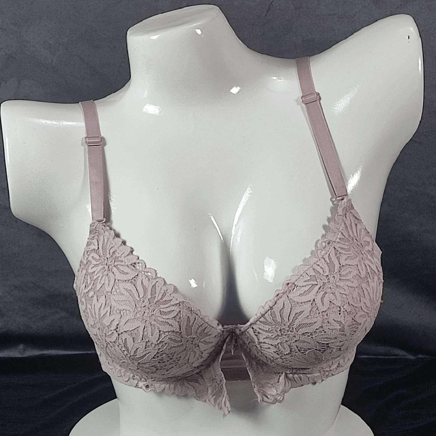 Floral Elegance Padded Bra | Color: Pink | Size: 36 | Bra style: Push-up