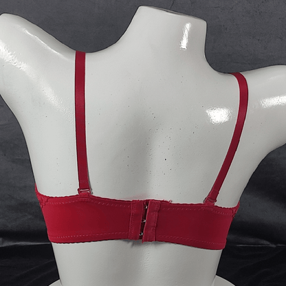 Floral Elegance Padded Bra | Color: White | Size: 36 | Bra style: Push-up