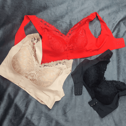 GlamFit Breeze Front Closure Bra | Color: Black | Size: Small | Bra style: Push-up