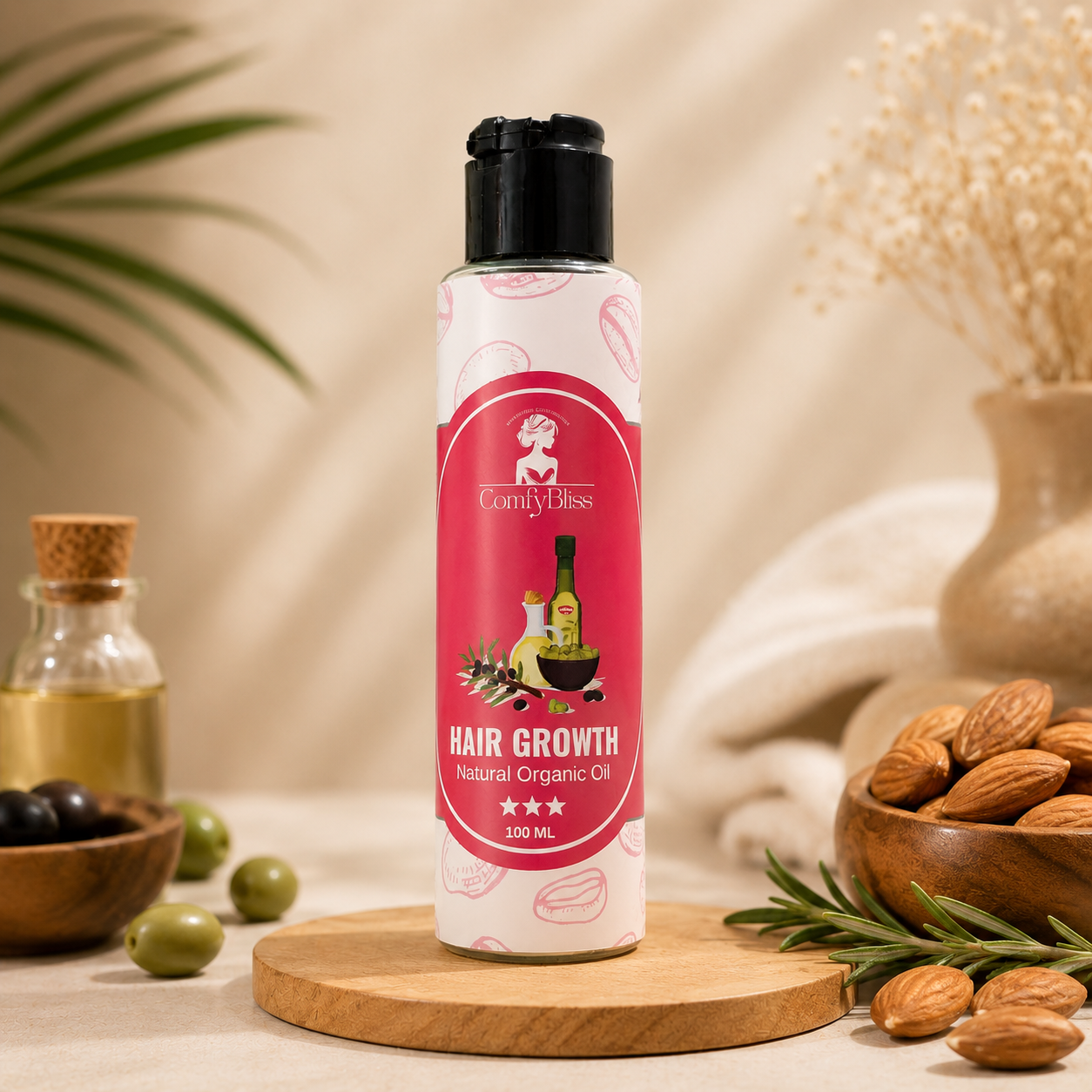 Hair Growth Natural Organic Oil – Nourish Your Roots, Strengthen Every Strand