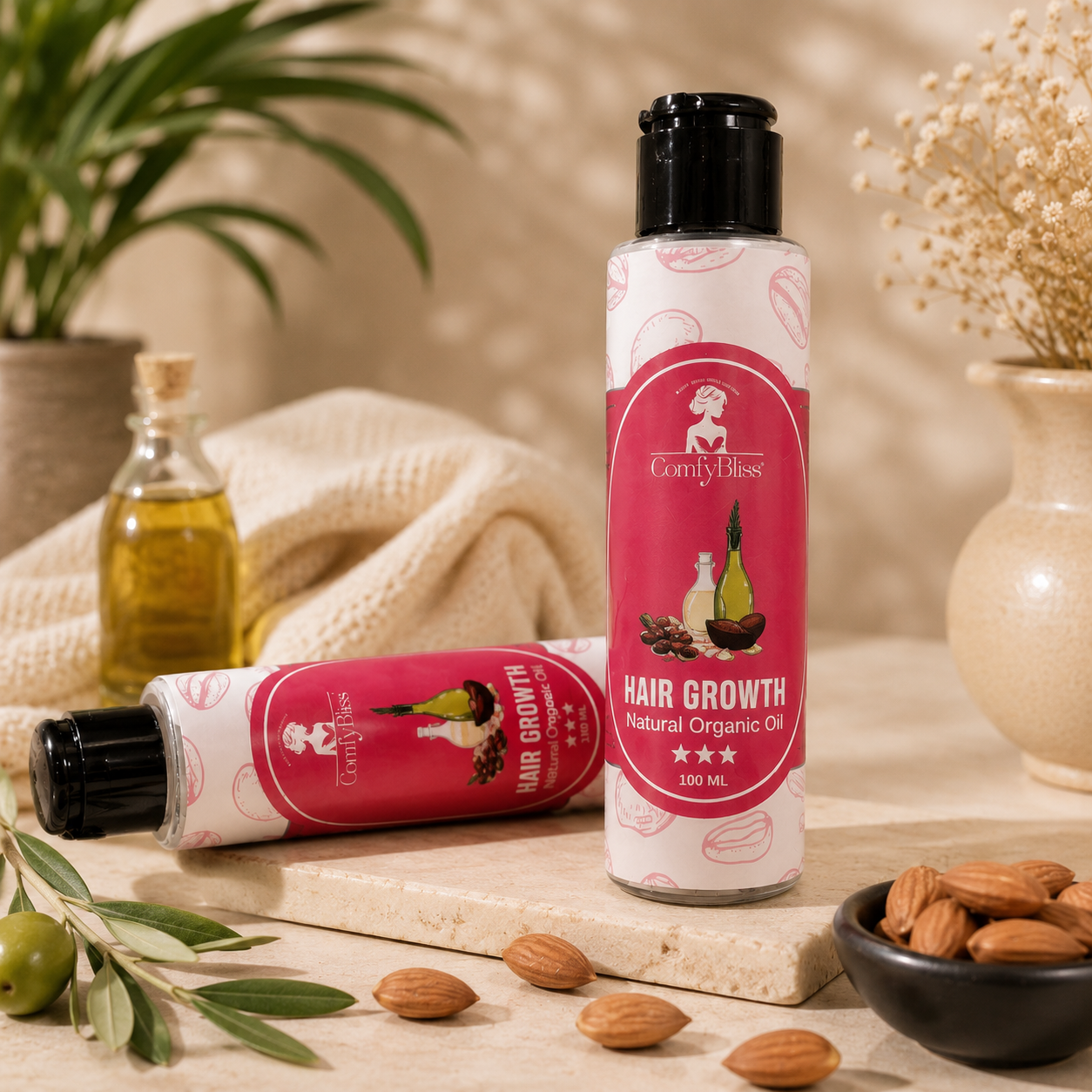 Hair Growth Natural Organic Oil – Nourish Your Roots, Strengthen Every Strand