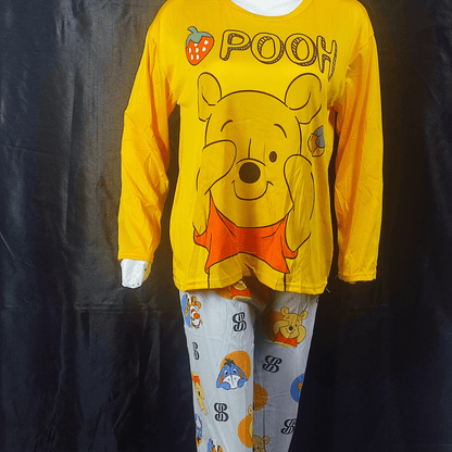 Honey Hug Pajama Set | Color: Yellow | Size: Free |