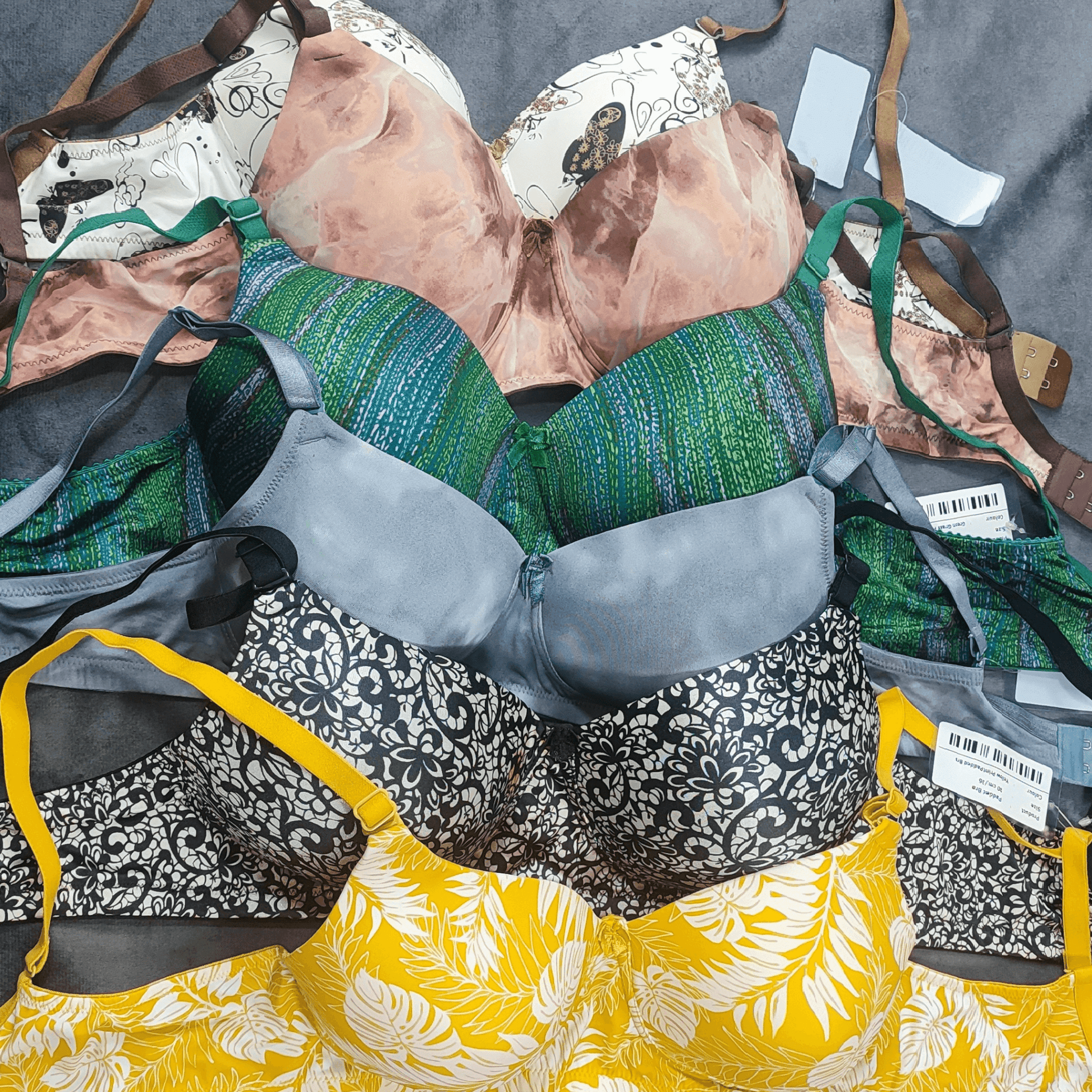 Cloudy Charm Padded Bra | Color: Charcoal Grey | Size: 32 | Cup size: B
