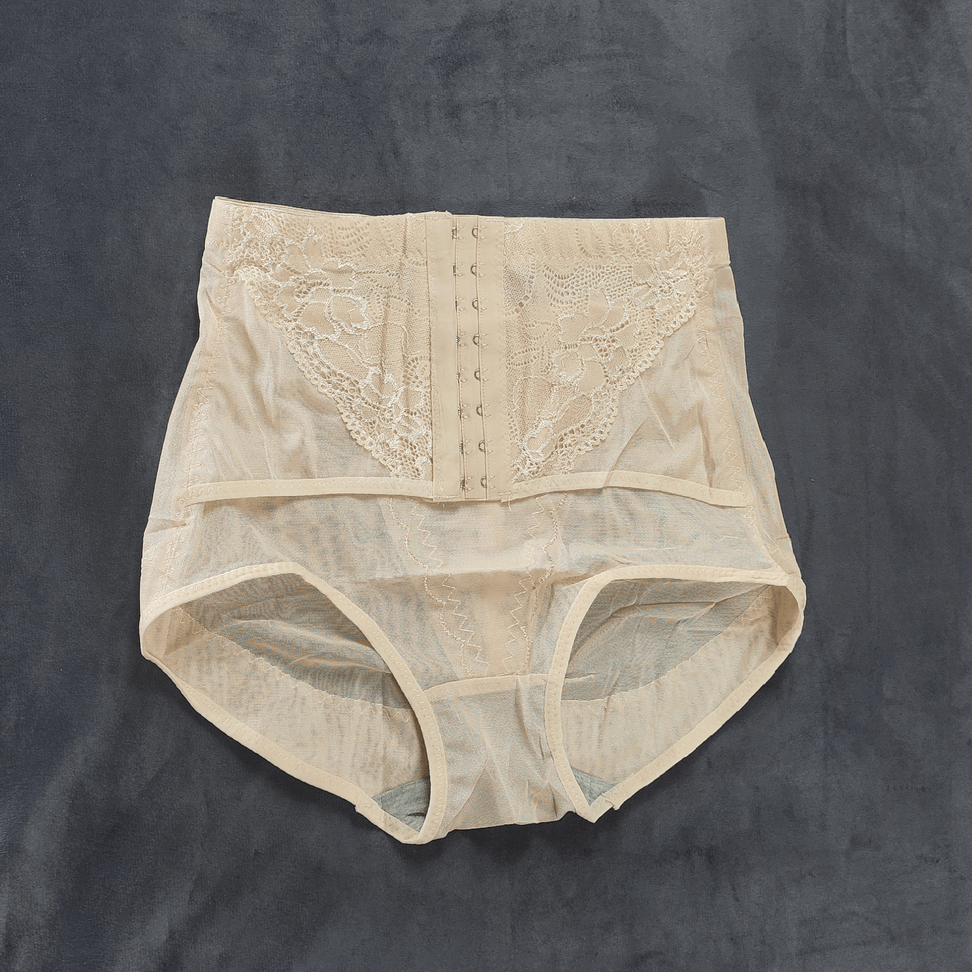 LuxeCurve Lace Shaping Panty | Color: Beige | Size: Free |