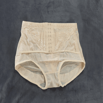 LuxeCurve Lace Shaping Panty | Color: Beige | Size: Free |