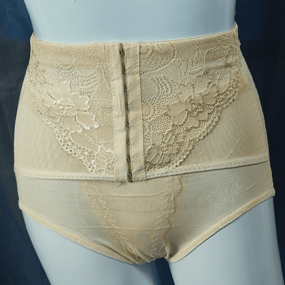 LuxeCurve Lace Shaping Panty | Color: Beige | Size: Free |