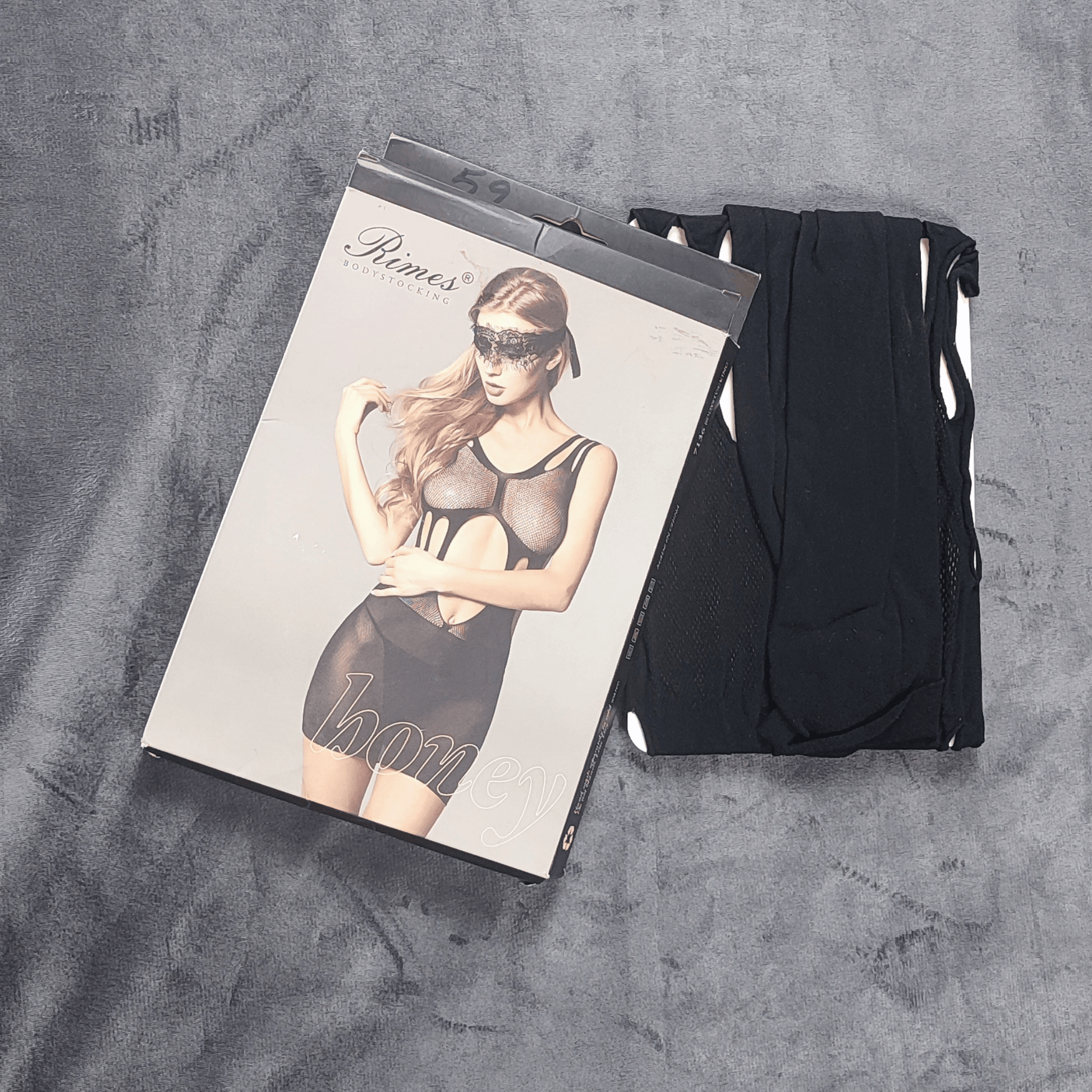 Noir Mesh Bodysuit | Color: Black | Size: Free |
