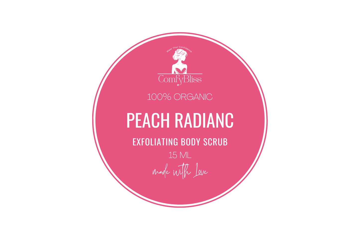 Peach Radiance Exfoliating Body Scrub – Polish Away Dullness, Reveal a Natural Glow