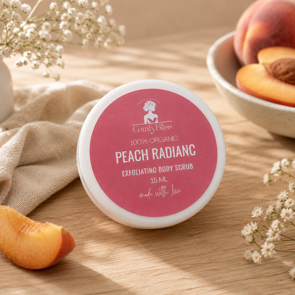 Peach Radiance Exfoliating Body Scrub – Polish Away Dullness, Reveal a Natural Glow