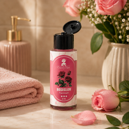 RoseGlow Facewash – Cleanse, Hydrate & Reveal Naturally Radiant Skin