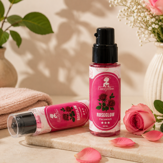 RoseGlow Facewash – Cleanse, Hydrate & Reveal Naturally Radiant Skin