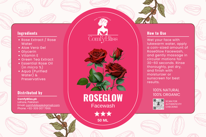 RoseGlow Facewash – Cleanse, Hydrate & Reveal Naturally Radiant Skin