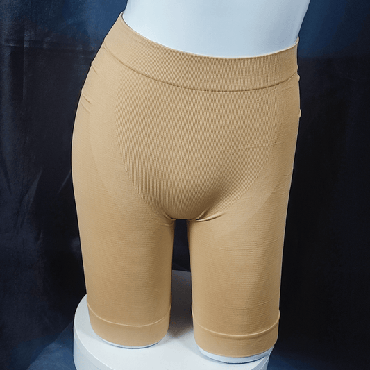 SculptEase Mid-Thigh Shaper | Color: Beige | Size: Free |