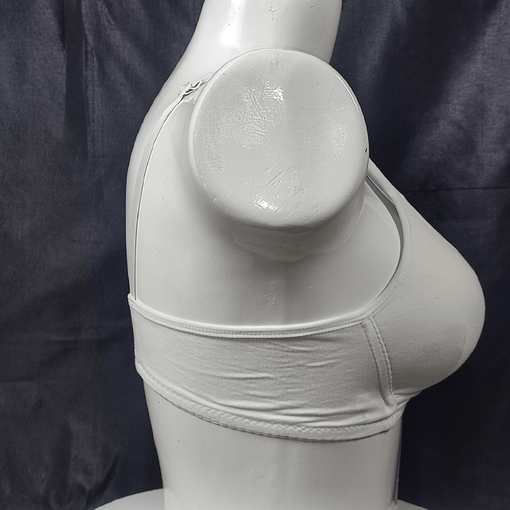 Soft Cotton Comfort Bra | Color: White | Size: S |