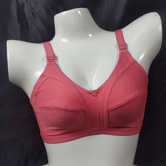 SoftEase Hosiery Bra | Color: Pink | Size: 32 |