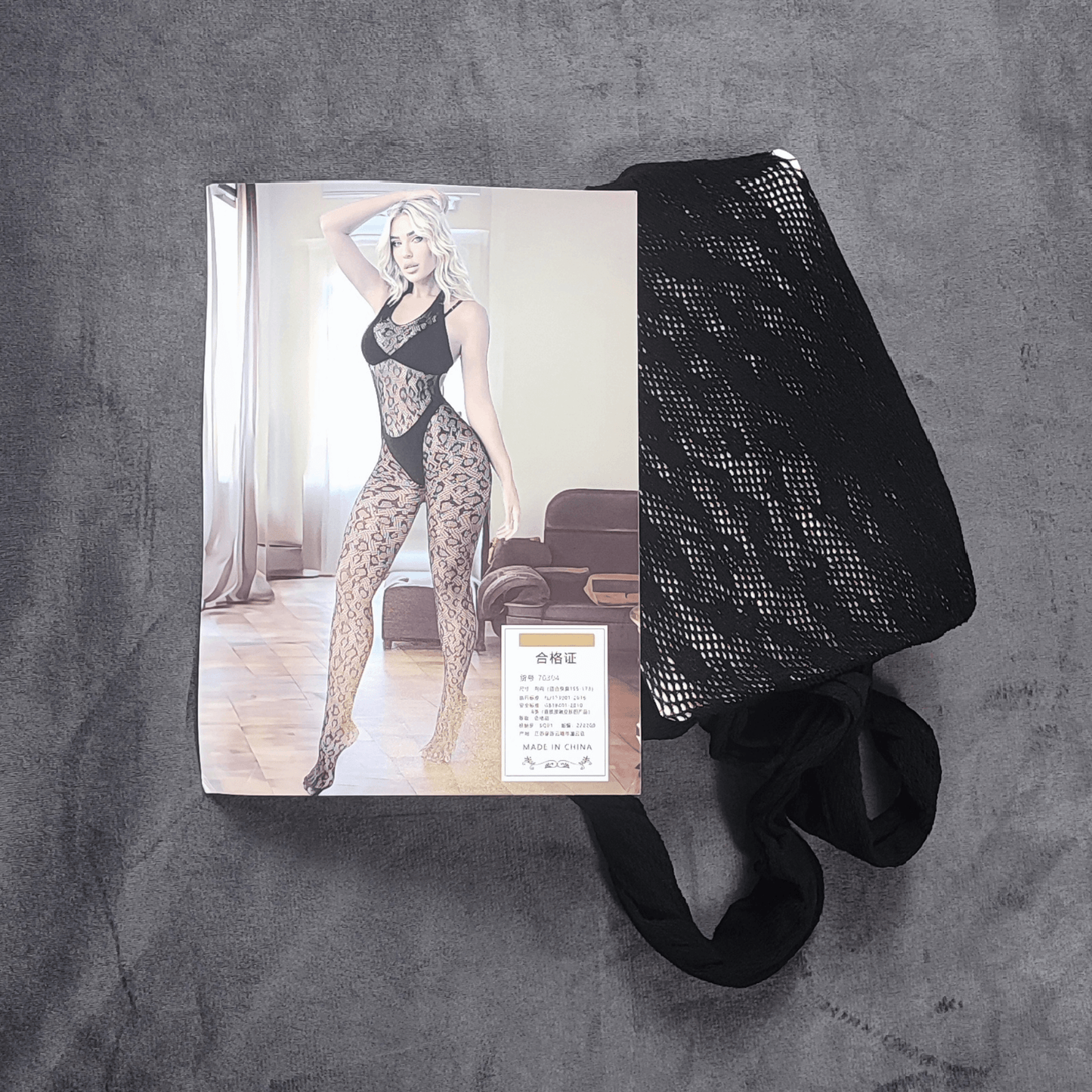 Wild Temptation Mesh Bodysuit | Color: Black | Size: Free |