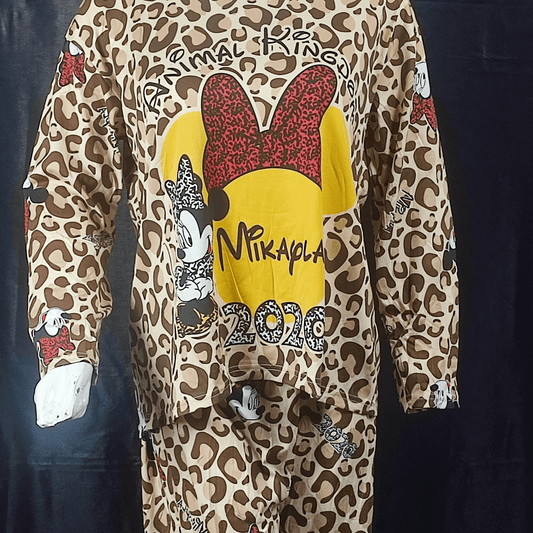Wild Whimsy Pajama Set | Color: Brown | Size: Free |