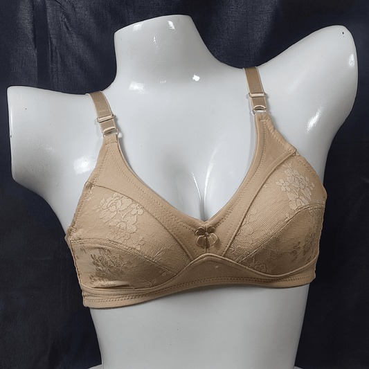 Ziming Elegant Bra | Color: Beige | Size: 32 |