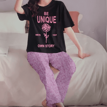 Be Unique Pajama Suit - Nighties - ComfyBliss