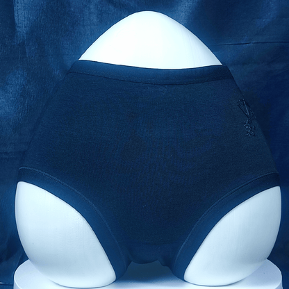 Blush Cotton Panty (Black) - Hipster Panties - ComfyBliss