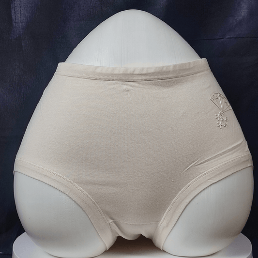 Blush Cotton Panty (Ivory) - Hipster Panties - ComfyBliss