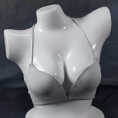 Bold Breeze Front - Open Bra (White) - Bra - ComfyBliss