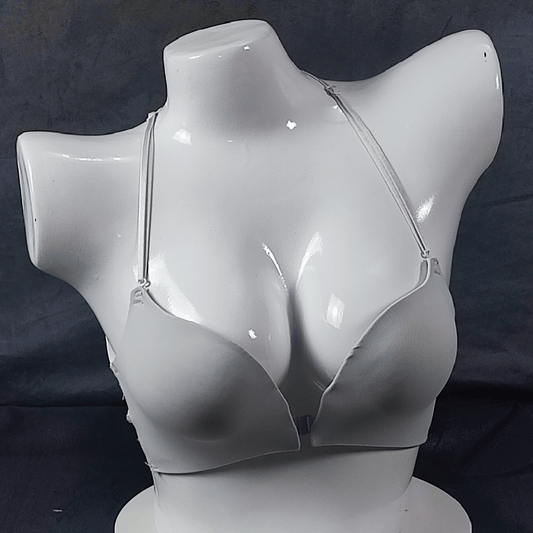 Bold Breeze Front - Open Bra (White) - Bra - ComfyBliss