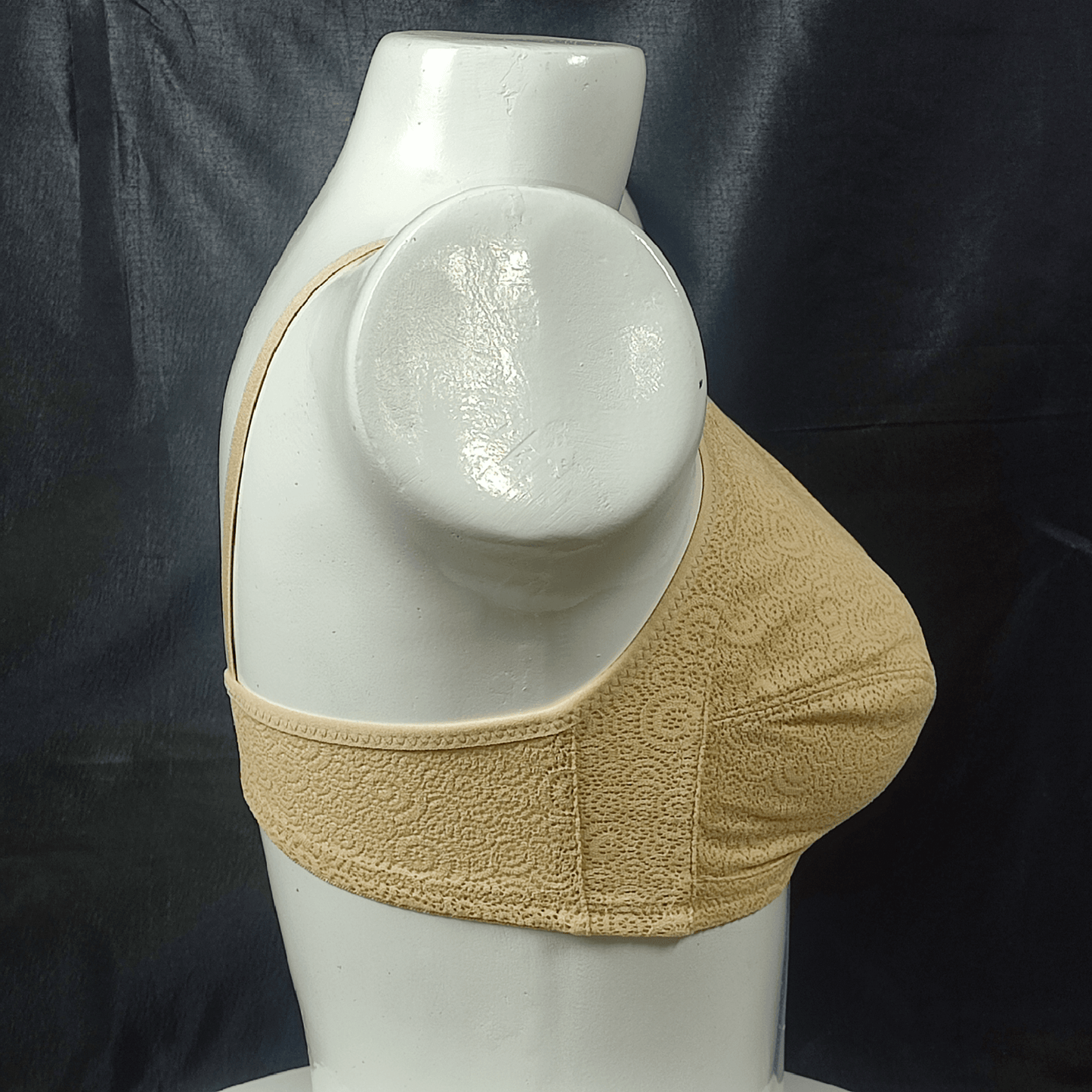 Breathable Lace Fit Bra (Nude Beige) - Bra - ComfyBliss