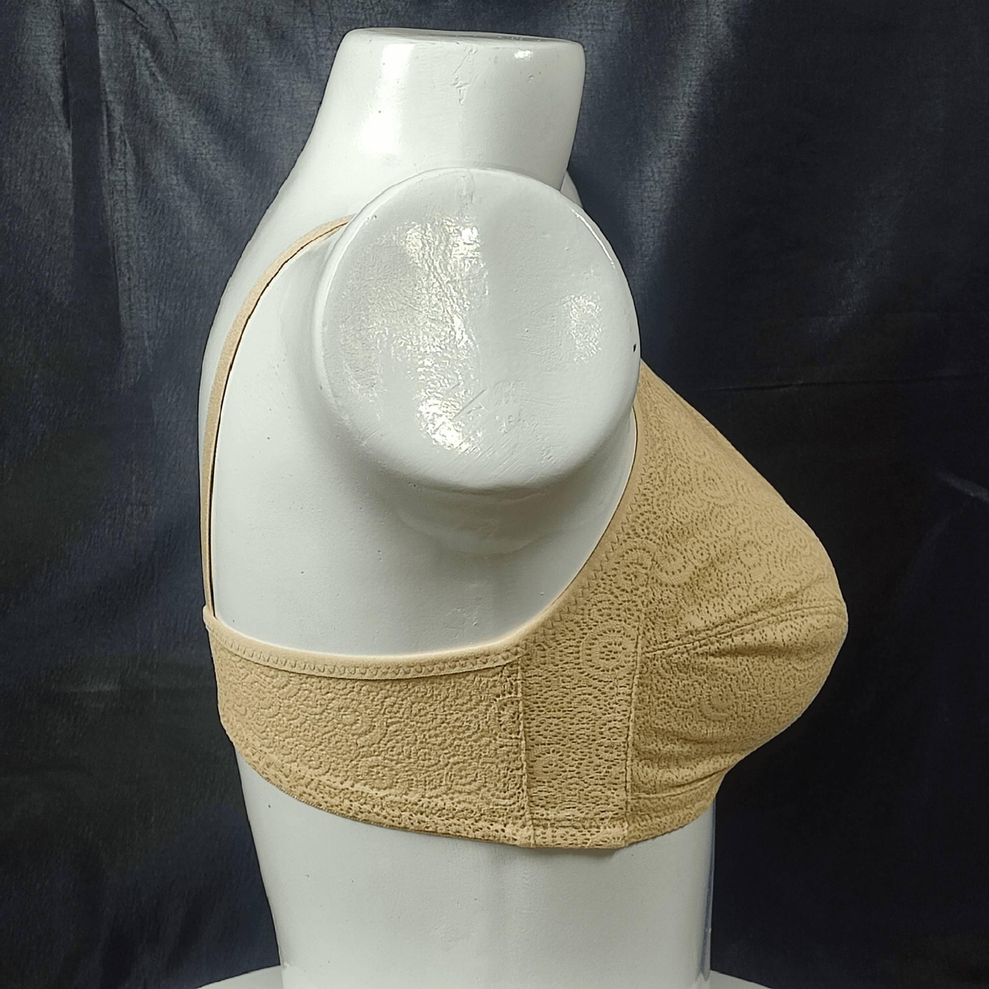 Breathable Lace Fit Bra (Nude Beige) - Bra - ComfyBliss