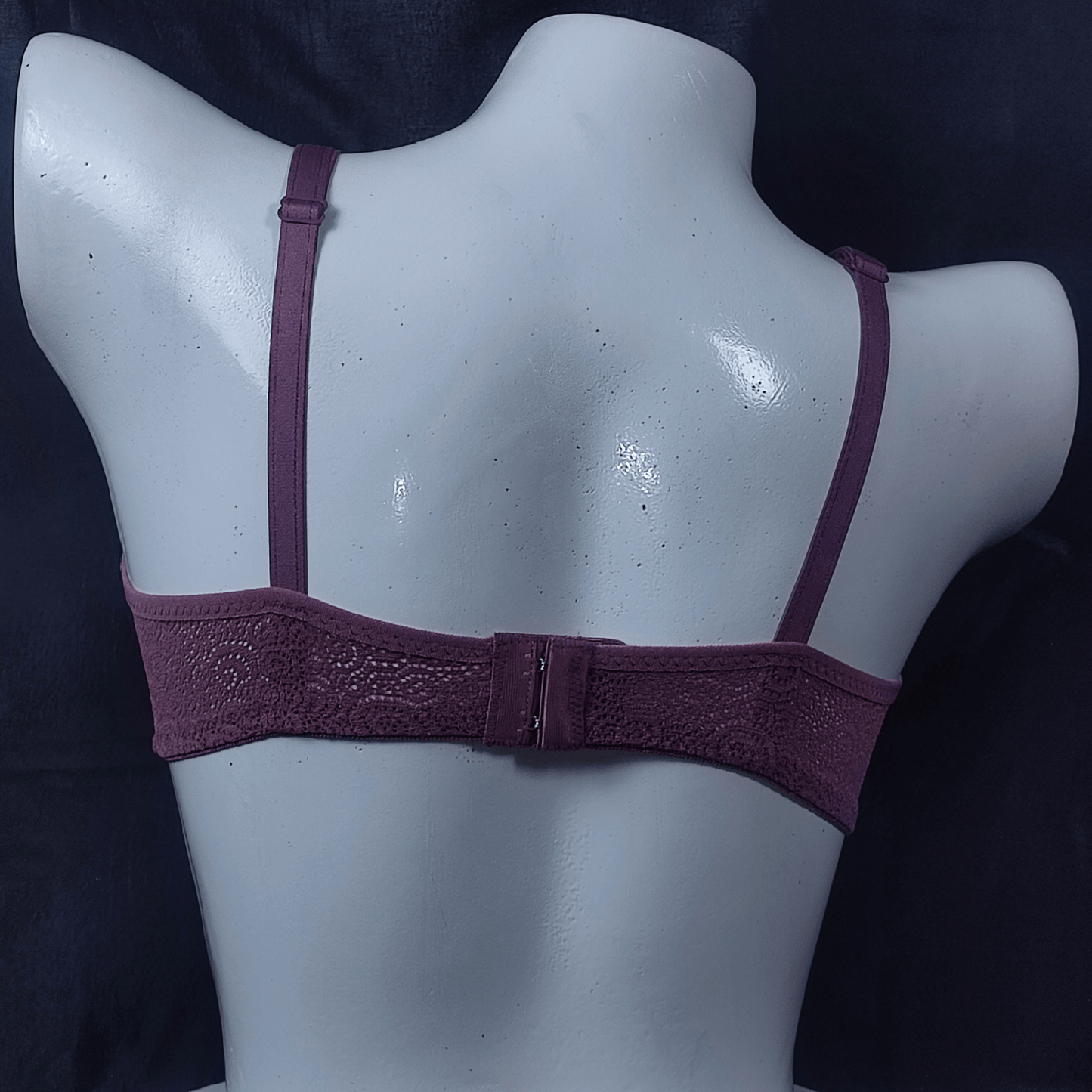 Breathable Lace Fit Bra (Purple Seduction) - Bra - ComfyBliss