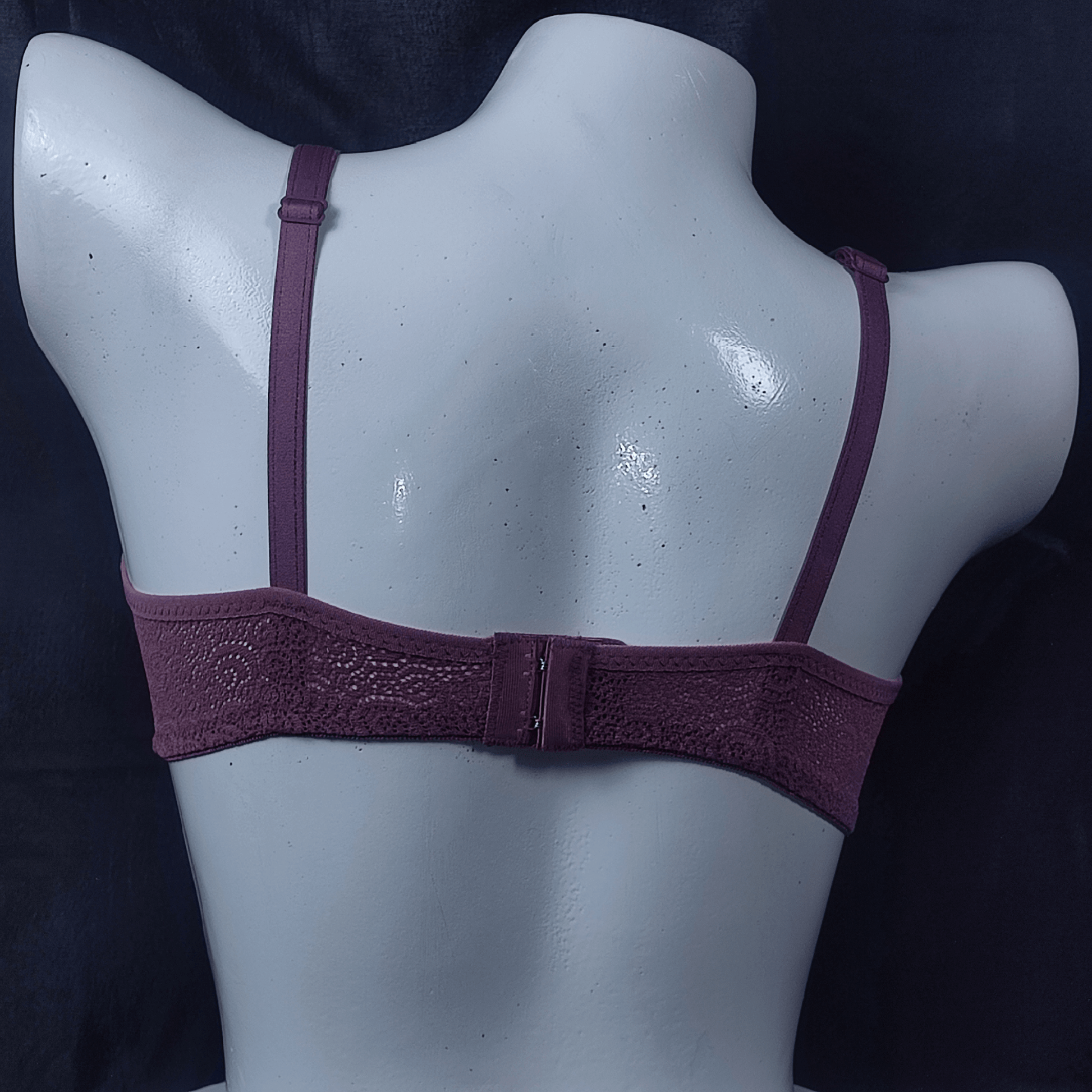 Breathable Lace Fit Bra (Purple Seduction) - Bra - ComfyBliss