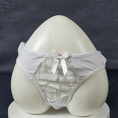 CharmLuxe Panties (Pearl White) - Bikini Panties - ComfyBliss