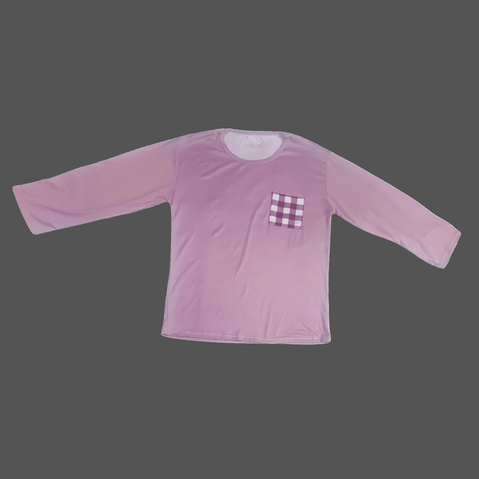 Cozy Check Pajama Set (Delicate Pink) - Pajama Sets - ComfyBliss