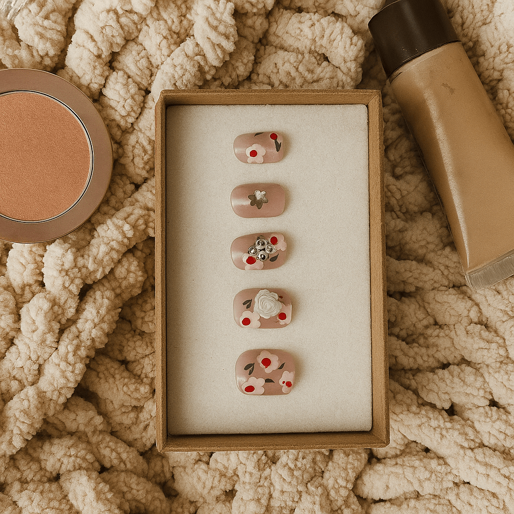 Doodle Dots – Press - On Nail Set - Accessories - ComfyBliss