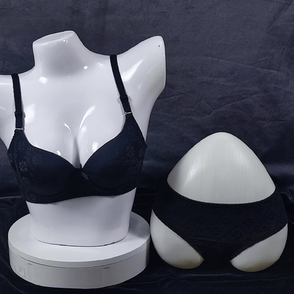 Elegance Essential Bra & Panty (Black Horse) - Bra - ComfyBliss