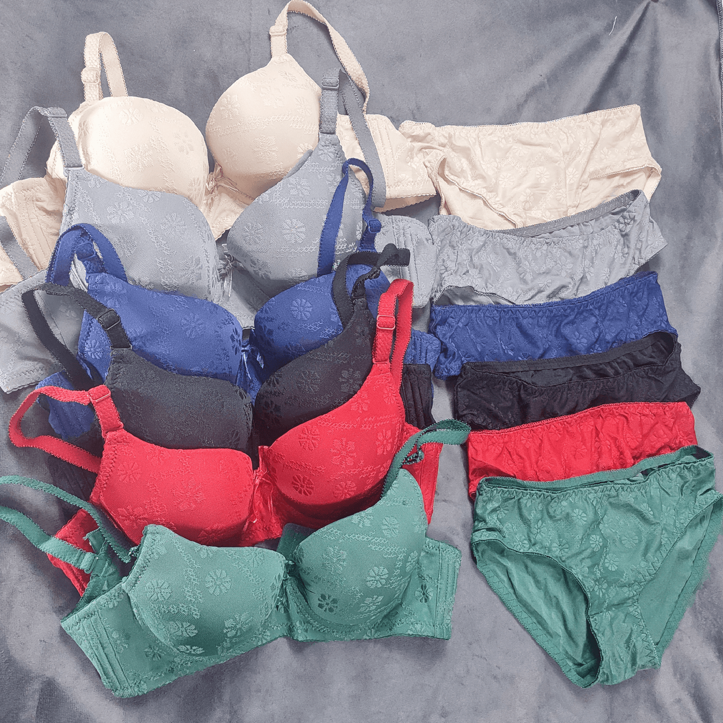 Elegance Essential Bra & Panty (Navy) - Bra - ComfyBliss