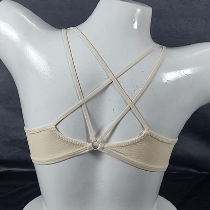 Front - Open Padded Bra (Rose Dust) - Bra - ComfyBliss