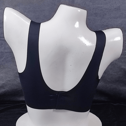 GlamFit Breeze Front Closure Bra (Midnight Sin) - Bra - ComfyBliss