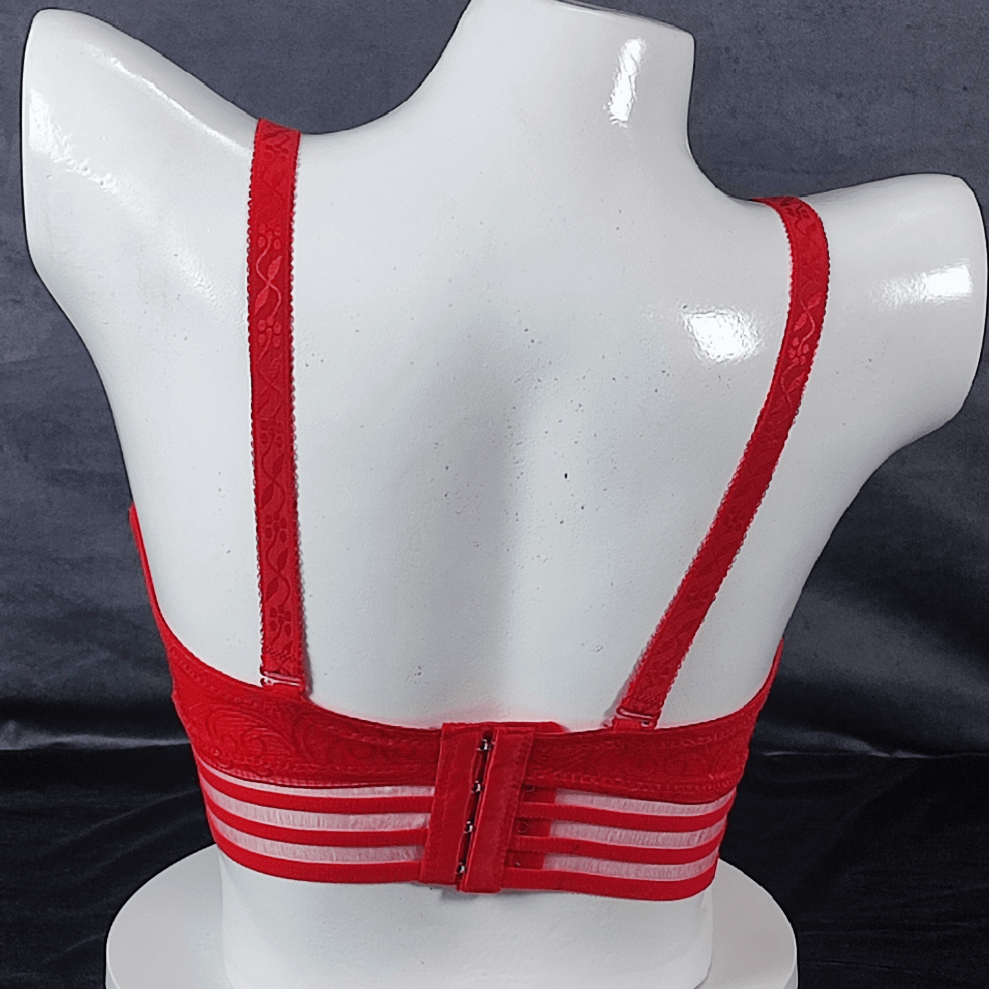 GlowEdge Bra (Crimson Heat) - Bra - ComfyBliss