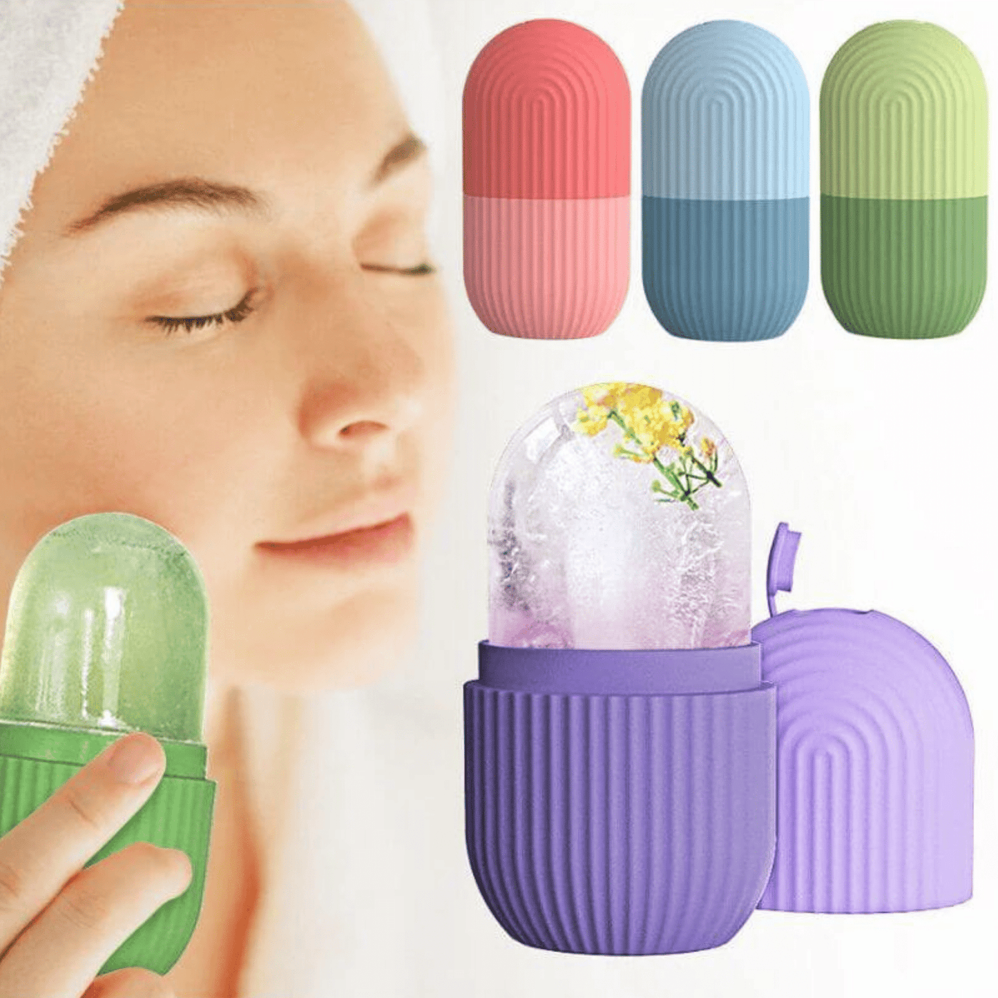 Ice Facial Roller – Instant Glow & Pore Tightening in One Swipe! - Accessories - ComfyBliss