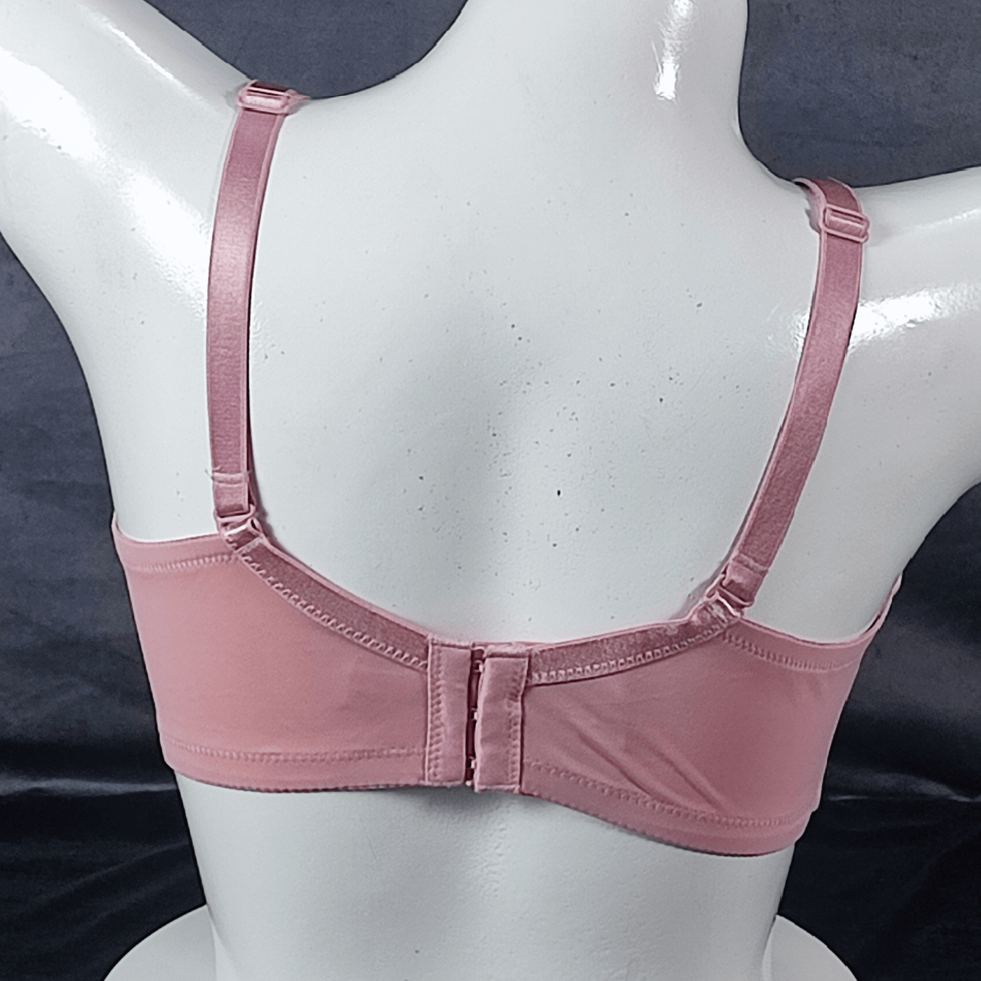 Lace Elegance Padded Bra (Flaming Rose) - Bra - ComfyBliss