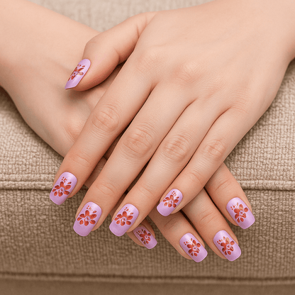 Lavender Bloom – Press - On Nail Set - Accessories - ComfyBliss