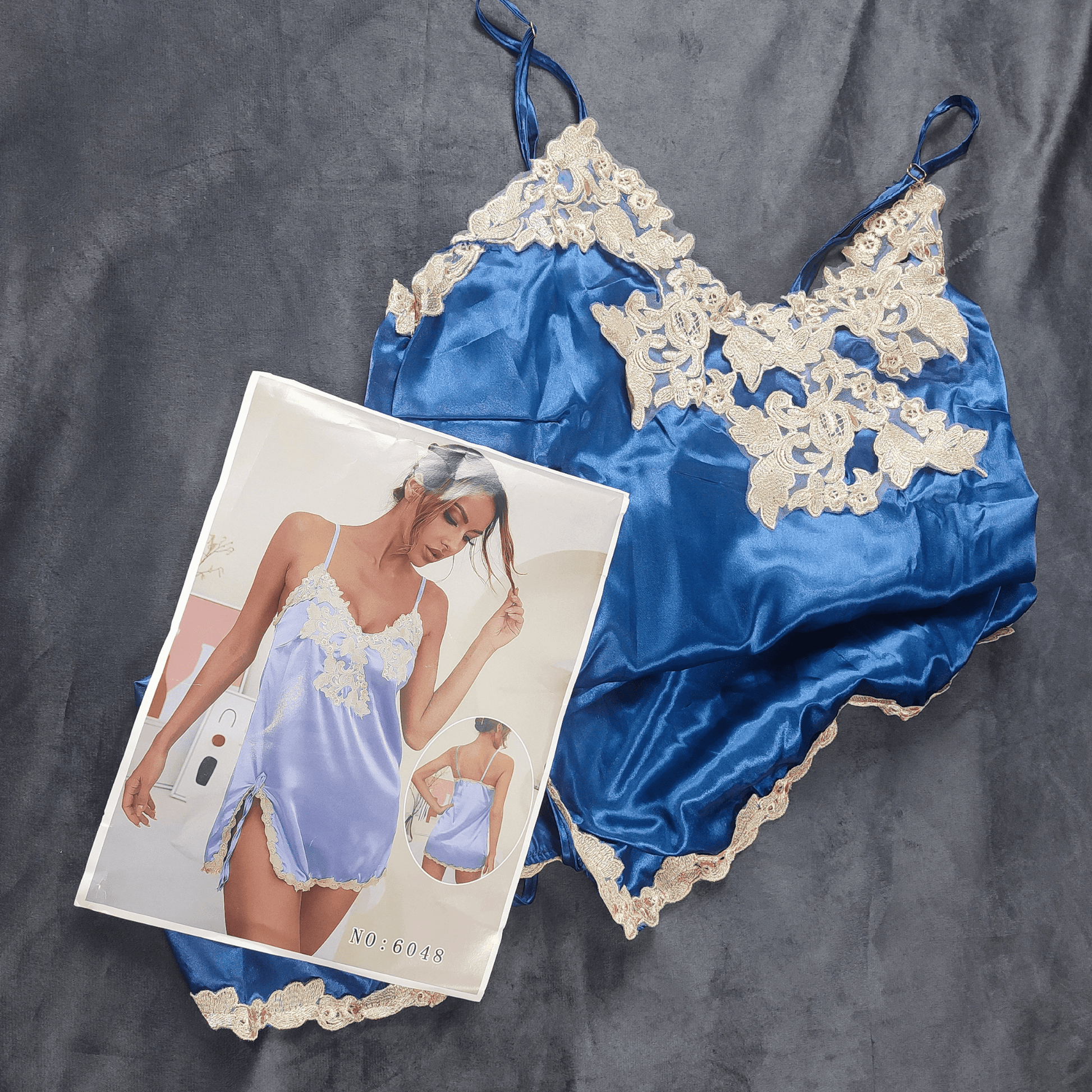 Moonlit Bloom Nightdress - Camisoles & Shorts - ComfyBliss