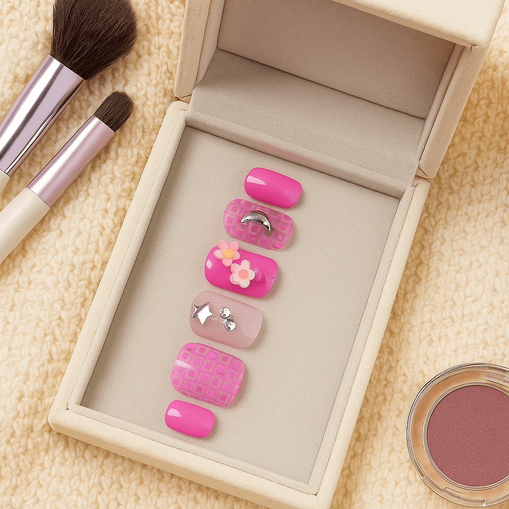 Pop Star Pretty – Press - On Nail Set - Accessories - ComfyBliss