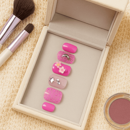 Pop Star Pretty – Press - On Nail Set - Accessories - ComfyBliss