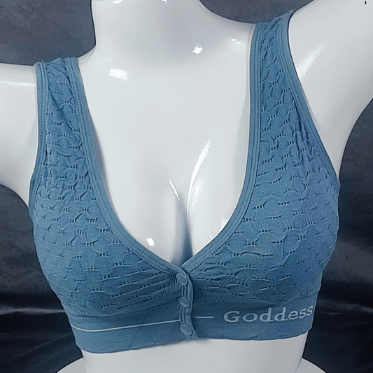 PowerFit Wireless Bra (Cardio Blue) - Bra - ComfyBliss