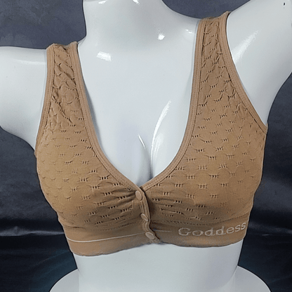 PowerFit Wireless Bra (Core Crunch Brown) - Bra - ComfyBliss